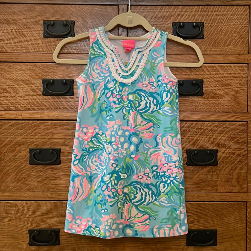 Lilly Pulitzer Mini Harper Shift Dress Size Medium (6/7)